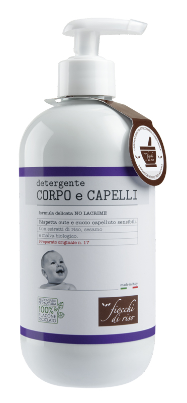 FIOCCHI DI RISO DETERGENTE CAPELLI E CORPO 400 ML - Doctor Vinz