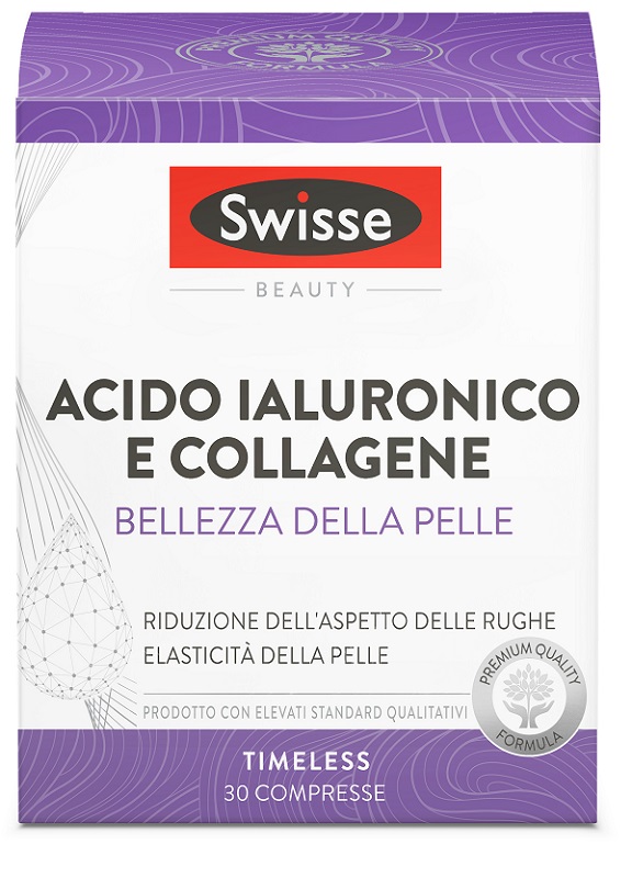 SWISSE ACIDO IALURONICO COLLAGENE BELLEZZA DELLA PELLE 30 COMPRESSE - Doctor Vinz