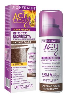 BIOKERATIN ACH8 PRODIGE RITOCCO RICRESCITA CASTANO SCURO 75 ML DIETALINEA - Doctor Vinz