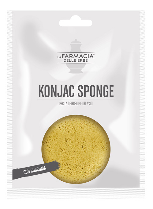 FDE KONJAC SPONGE CURCUMA 1 PEZZO - Doctor Vinz