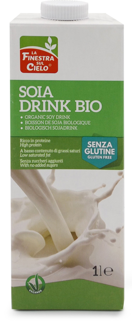 BEVANDA SOIA DRINK SENZA GLUTINE BIO 1 LITRO - Doctor Vinz