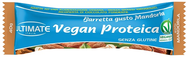 ULTIMATE BARRETTA VEGAN PROTEICA MANDORLA 1 PEZZO 40 G - Doctor Vinz