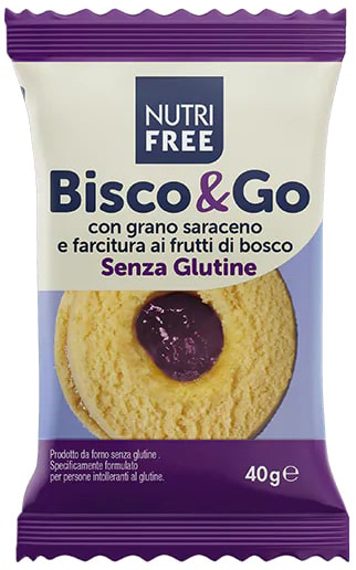 NUTRIFREE BISCO&GO GRANO SARACENO E FRUTTI DI BOSCO 40 G - Doctor Vinz