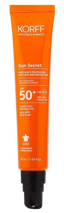 KORFF SUN SECRET FLUIDO VISO ANTIMACCHIE SPF50+ 50 ML - Doctor Vinz