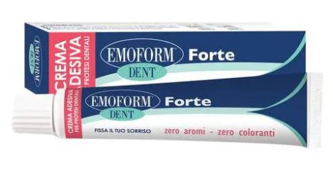 CREMA ADESIVA EMOFORM DENT FORTE PER PROTESI DENTALI 70 G - Doctor Vinz