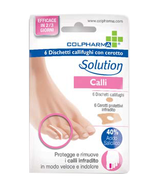 DISCHETTO CALLIFUGO CON CEROTTO COLPHARMA CALLI INFRADITO 6 PEZZI - Doctor Vinz