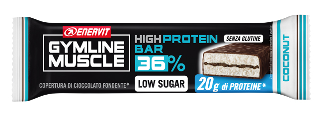 GYMLINE 20G PROTEINBAR LS COCONUT 55 G - Doctor Vinz