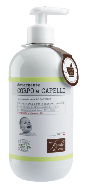 FIOCCHI DI RISO DETERGENTE CORPO/CAPELLI TALCO 400 ML - Doctor Vinz