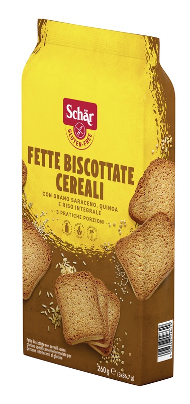 SCHAR FETTE BISCOTTATE AI CEREALI 260 G - Doctor Vinz