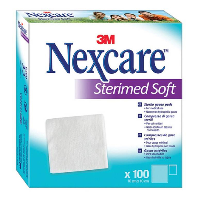 GARZA COMPRESSA STERIMED SOFT IN TESSUTO NON TESSUTO STERILE 10X10CM 100 PEZZI MULTILINGUAL - Doctor Vinz