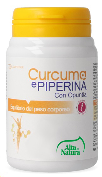 CURCUMA E PIPERINA CON OPUNTIA 45 COMPRESSE 900MG - Doctor Vinz