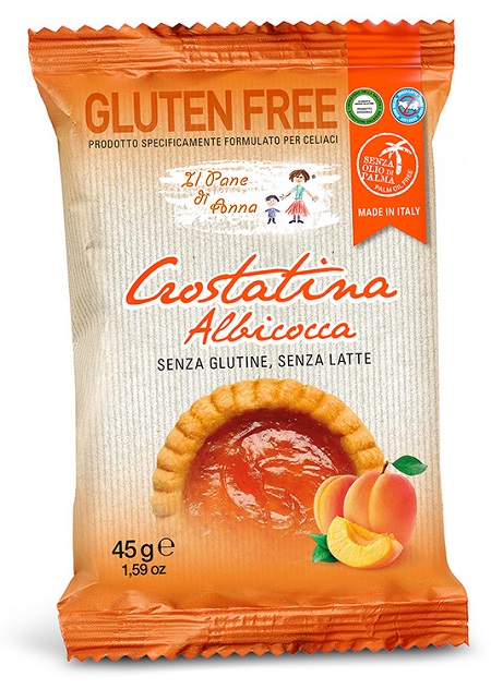 IL PANE DI ANNA CROSTATINA ALL'ALBICOCCA SENZA LATTE 45 G - Doctor Vinz