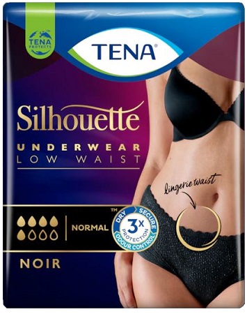 TENA SILHOUETTE NOIR M 10 PEZZI - Doctor Vinz