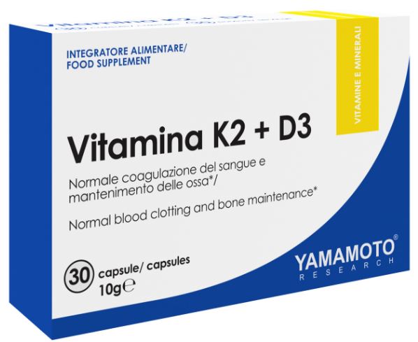 YAMAMOTO RESEARCH VITAMINA K2+D3 30 CAPSULE - Doctor Vinz