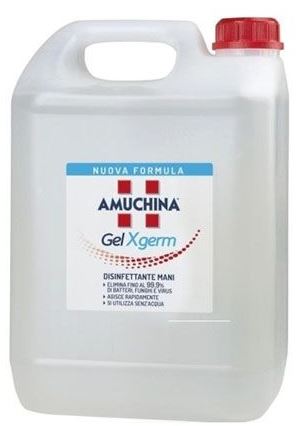 AMUCHINA GEL X-GERM DISINFETTANTE MANI 5 LITRI - Doctor Vinz
