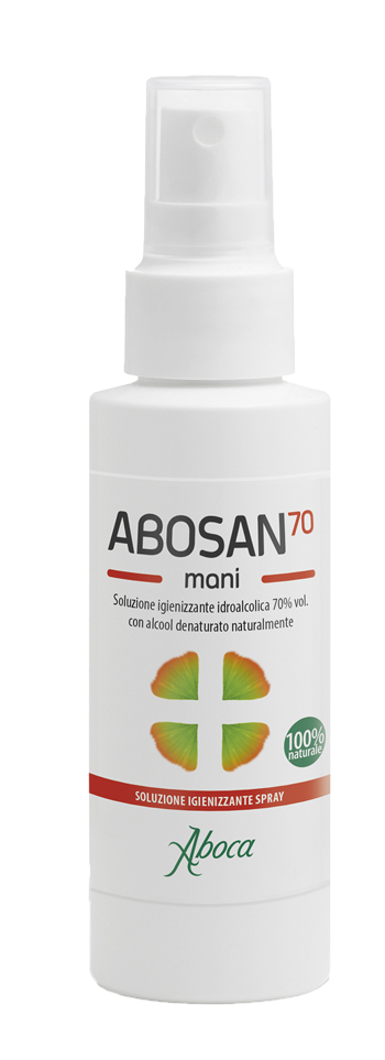 ABOSAN70 SOLUZIONE IGIENIZZANTE MANI 100 ML SPRAY - Doctor Vinz