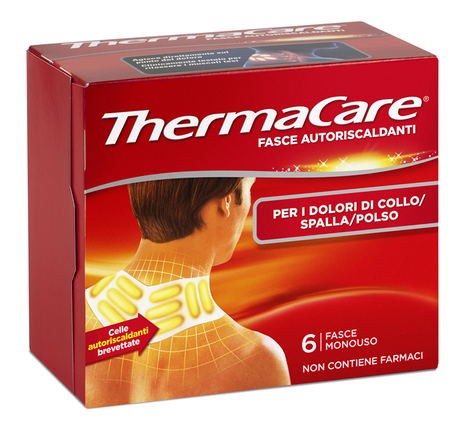 FASCE AUTORISCALDANTI A CALORE TERAPEUTICO THERMACARE COLLO/SPALLA/POLSO 6 PEZZI - Doctor Vinz
