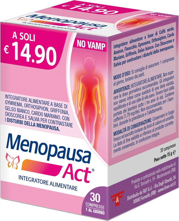 MENOPAUSA ACT 30 COMPRESSE - Doctor Vinz