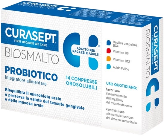 CURASEPT BIOSMALTO PROBIOTICO 14 COMPRESSE - Doctor Vinz