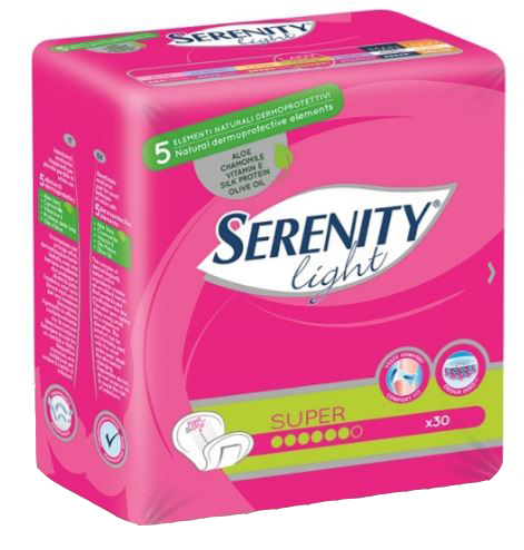 PANNOLONE PER INCONTINENZA SERENITY LIGHT LADY SUPER 12 PEZZI - Doctor Vinz