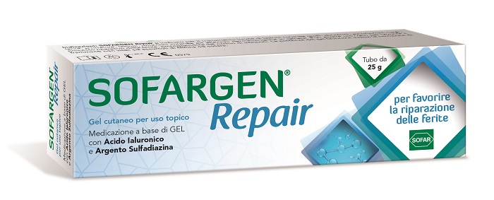 MEDICAZIONE SOFARGEN GEL ACIDO IALURONICO E ARGENTO SULFADIAZINA TUBETTO 25 G - Doctor Vinz