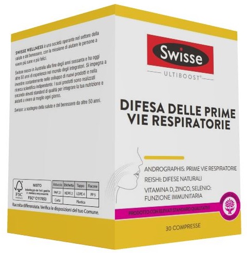 SWISSE DIFESA DELLE PRIME VIE RESPIRATORIE 30 COMPRESSE - Doctor Vinz