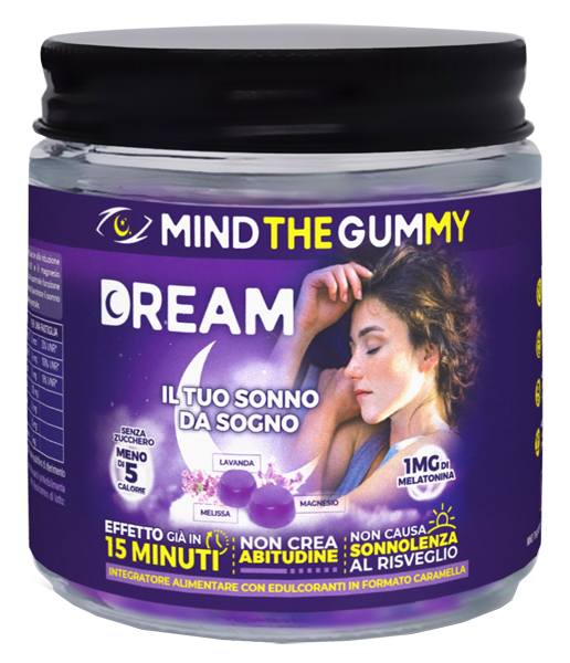 MIND THE GUMMY DREAM 60 PASTIGLIE GOMMOSE GUSTO MIRTILLO SENZA ZUCCHERO - Doctor Vinz