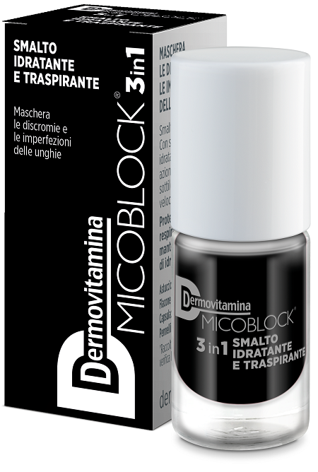 DERMOVITAMINA MICOBLOCK 3IN1 SMALTO IDRATANTE E TRASPIRANTE NERO 5 ML - Doctor Vinz