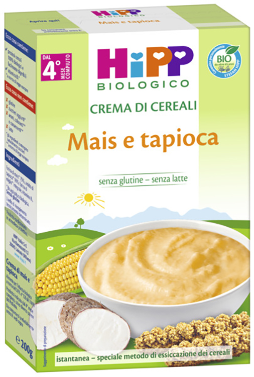 HIPP BIO CREMA CEREALI MAIS/TAPIOCA 200 G - Doctor Vinz