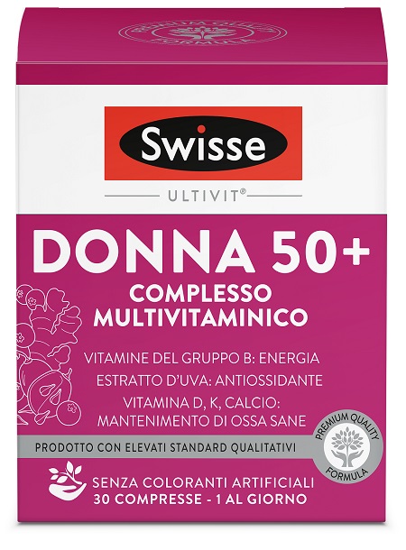 SWISSE MULTIVITAMINICO DONNA 50+ 30 COMPRESSE - Doctor Vinz
