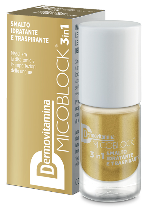DERMOVITAMINA MICOBLOCK 3IN1 SMALTO IDRATANTE TRASPIRANTE ORO 5 ML - Doctor Vinz
