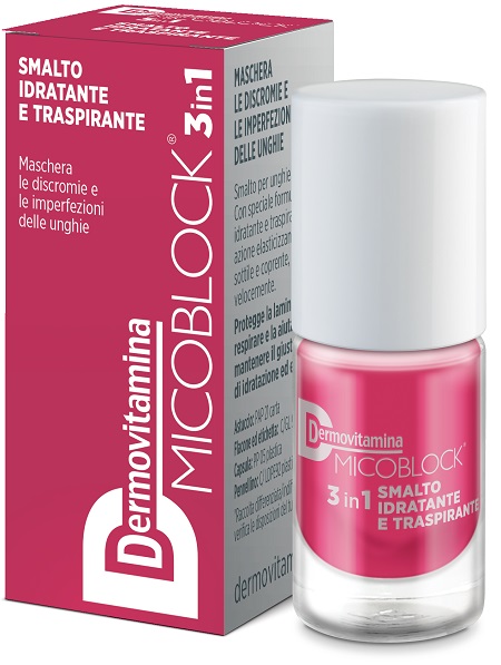 DERMOVITAMINA MICOBLOCK 3IN1 SMALTO IDRATANTE TRASPIRANTE ROSA GERANIO 5 ML - Doctor Vinz