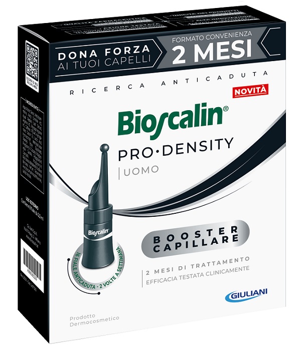 BIOSCALIN PRO DENSITY UOMO BOOSTER CAPILLARE 16 FIALE X 2,5ML - Doctor Vinz