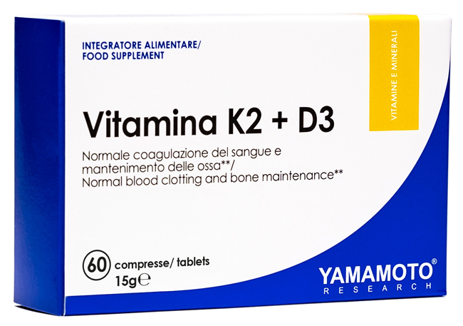 YAMAMOTO RESEARCH VITAMINA K2+D3 60 COMPRESSE - Doctor Vinz