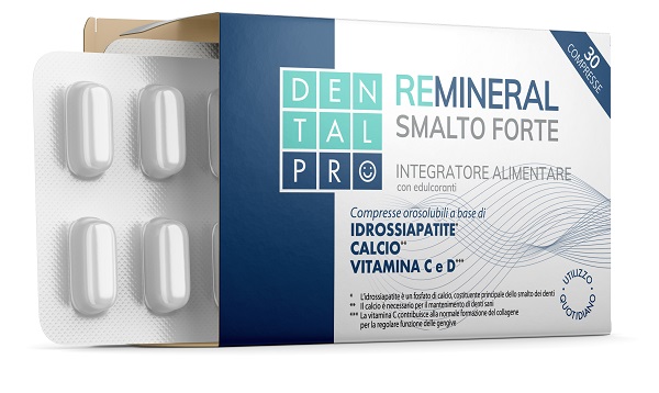 DENTALPRO REMINERAL SMALTO FORTE 30 COMPRESSE - Doctor Vinz